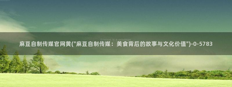 求麻豆传媒得官网：麻豆自制传媒官网黄(\