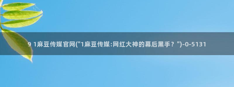 .pud 麻豆传媒官网：9 1麻豆传媒官网(\