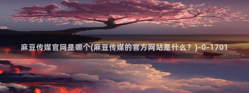 台湾麻豆传媒官网地址